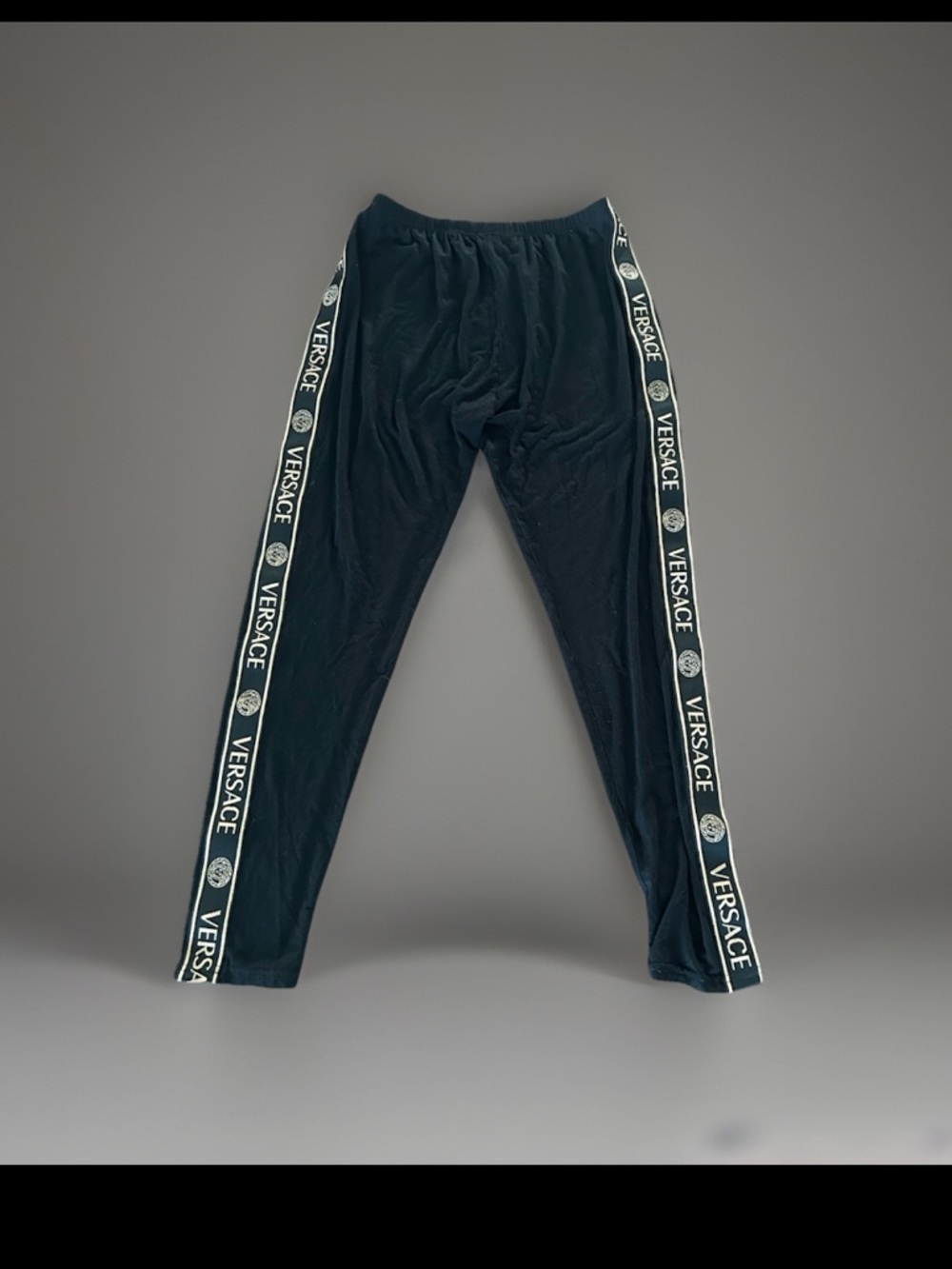 Five nine 5 9 Versace trim soft stretch pants black